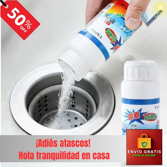 Drenaplus®: Destapa en segundos ✅
