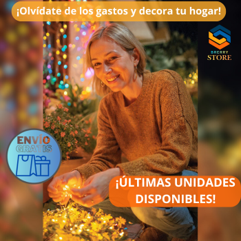 Luces Solares de 20 Metros ⚡️🎅